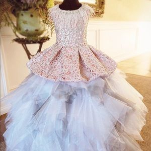 Custom flower girl dress
